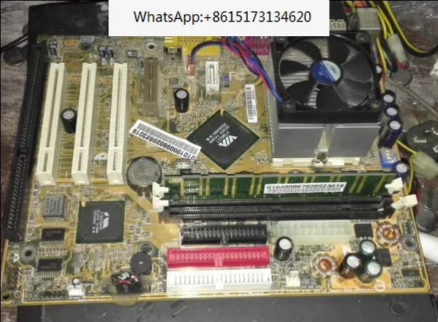 

100% tested original 8601T GA-6VEML GA-6VEM ISA industrial board motherboard with 3PCI VGA LPT 1 ISA slot+CPU memory fan