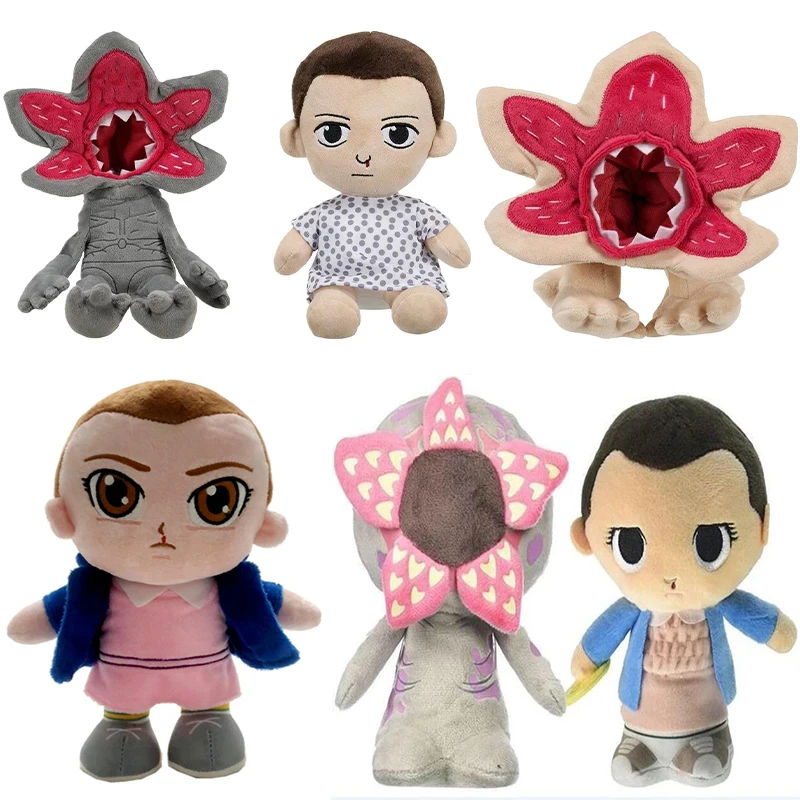 

NEW Stranger Things Eleven with Eggo Demogorgon 20cm Plush Toy Soft Stuffed Dolls Children Xmas Gift