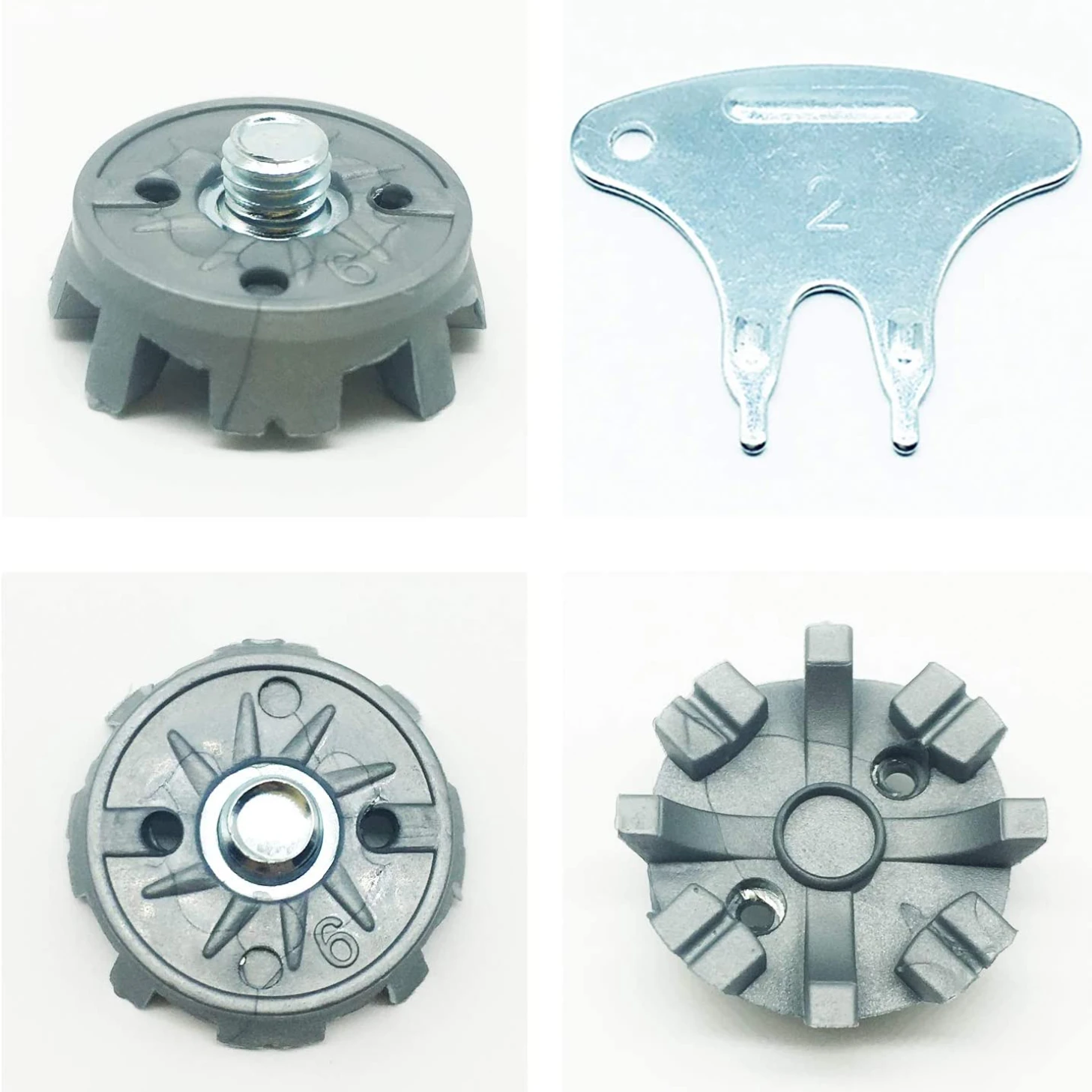 

16 шт., мягкая детская обувь для гольфа и обувь с шипами для крикета, легкая установка, металлический резьбовой винт, размер 1/4 дюйма