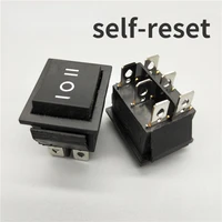 motorcycle boat kcd4 6 pin black rocker switch on off on 23 position 16a 250vac 20a 125vac self resetmomentarypower switch