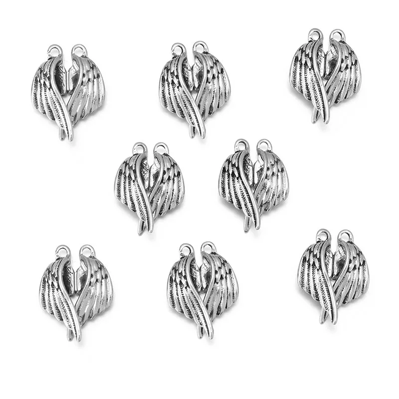 

24X18mm Rhodium Color Wing Connector Clasp DIY Necklace Bracelet Magnetic Hook Buckle Accessories Rhodium Bracelet Buckle
