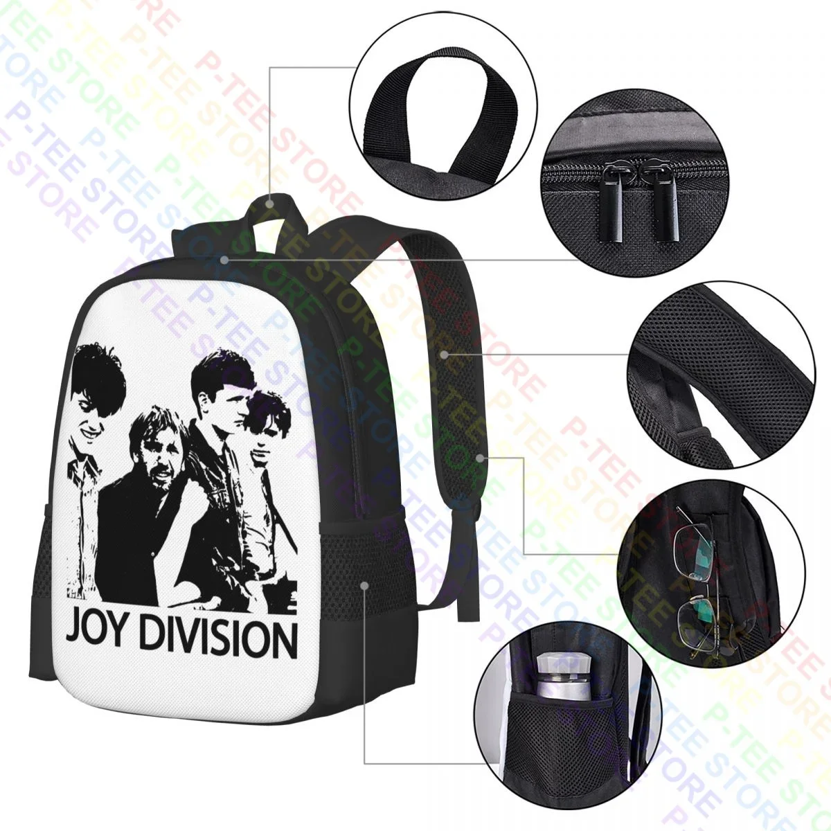 Мужской рюкзак Joy Division Photo Unknown Pleasures MusicBackpack большой емкости креативные рюкзаки