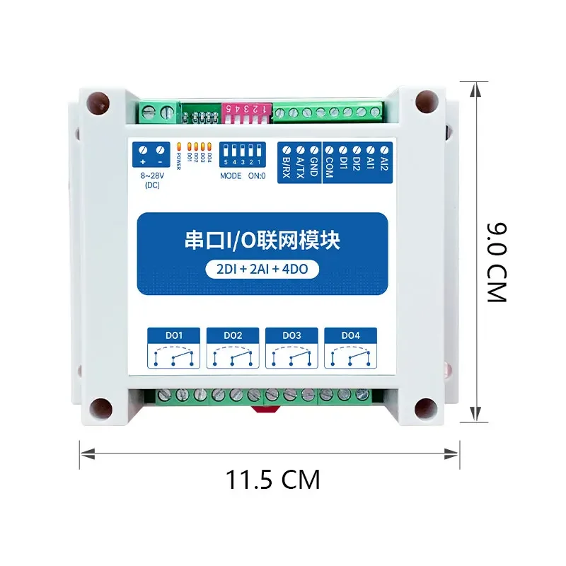 Интерфейсы Интернета IOT RS485 MA01-AACX2240 ModBus RTU I/O сетевые модули с последовательным