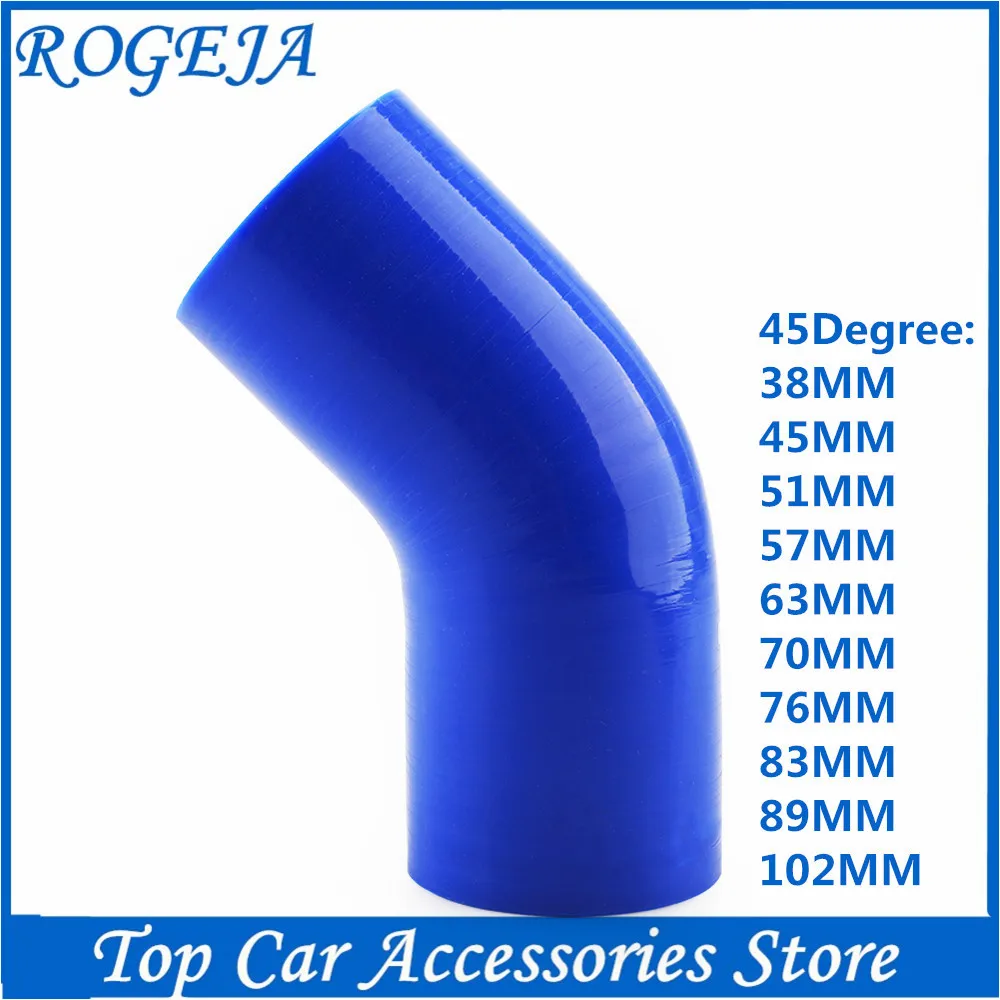 

Universal 45 Degree 2.0" 2.5" 2.75" 3" 45mm 51mm 63mm 70mm 76mm 89mm 102mm Elbow Silicone Hose Reducer Pipe Turbo Intake Couple
