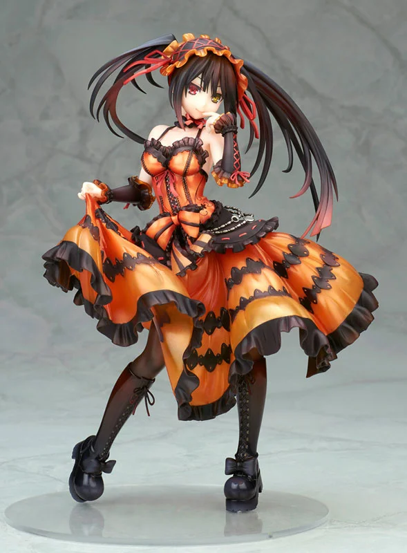 

Фигура аниме альтер Оригинал: DATE A LIVE Tokisaki Kurumi из фильма 22 см ПВХ фигура модели игрушки коллекция фигурок подарок