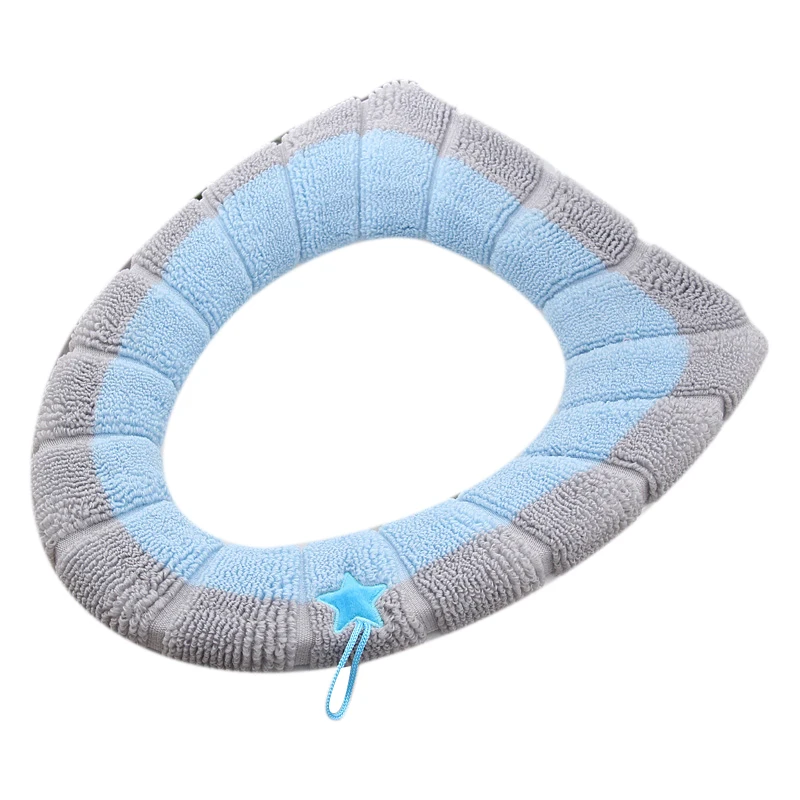 

Мягкий плюшевый чехол для унитаза, 2 шт., чехол для унитаза из моющейся ткани, полностью закрытый дизайн, дизайн ручки