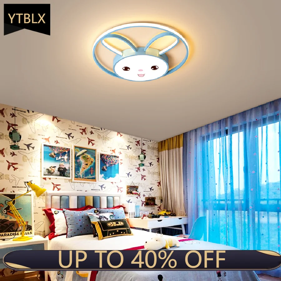 

Скандинавский Кролик для украшения дома, салонный Декор для спальни, умная Светодиодная лампа с регулируемой яркостью для комнаты, потолоч...