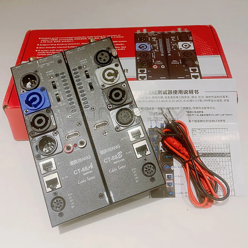 CT-88 Отдельный многофункциональный линейный измеритель Xlr Измеритель сигнальной