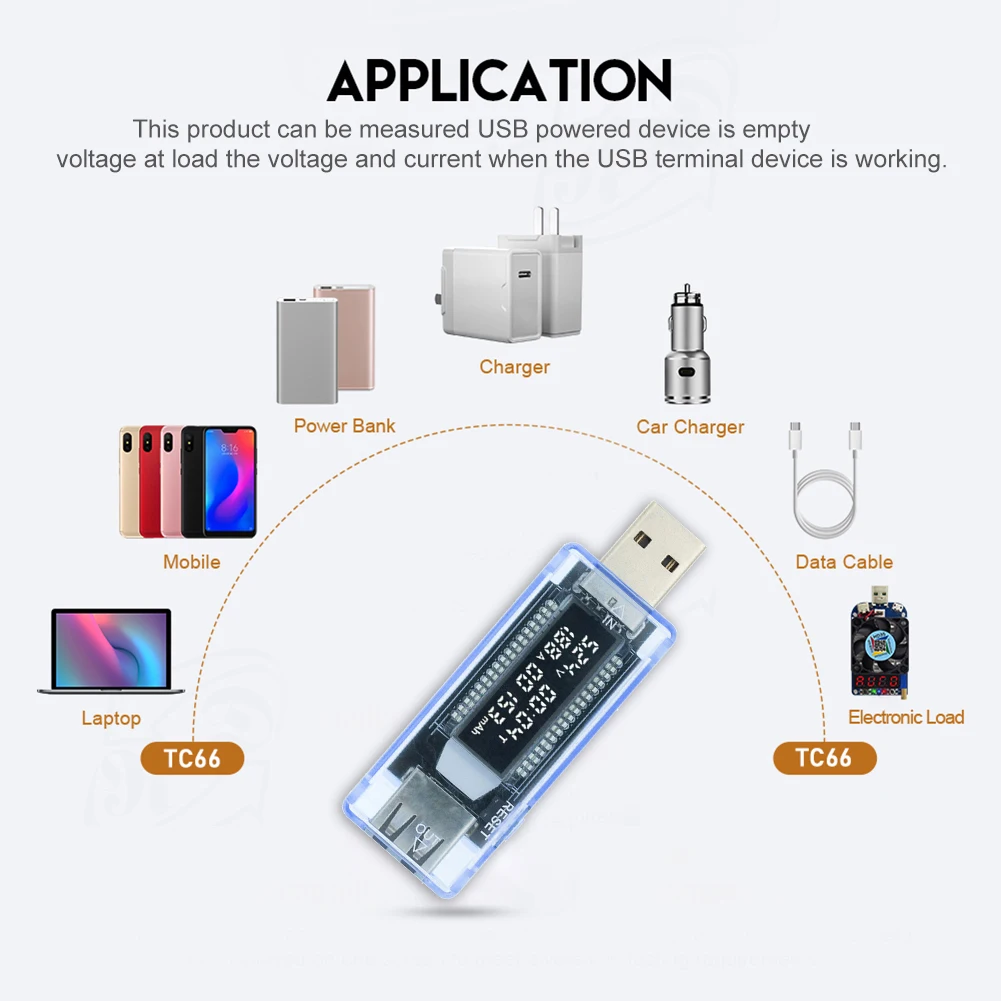 Индикатор напряжения тока USB-тестер емкости и устройство для проверки