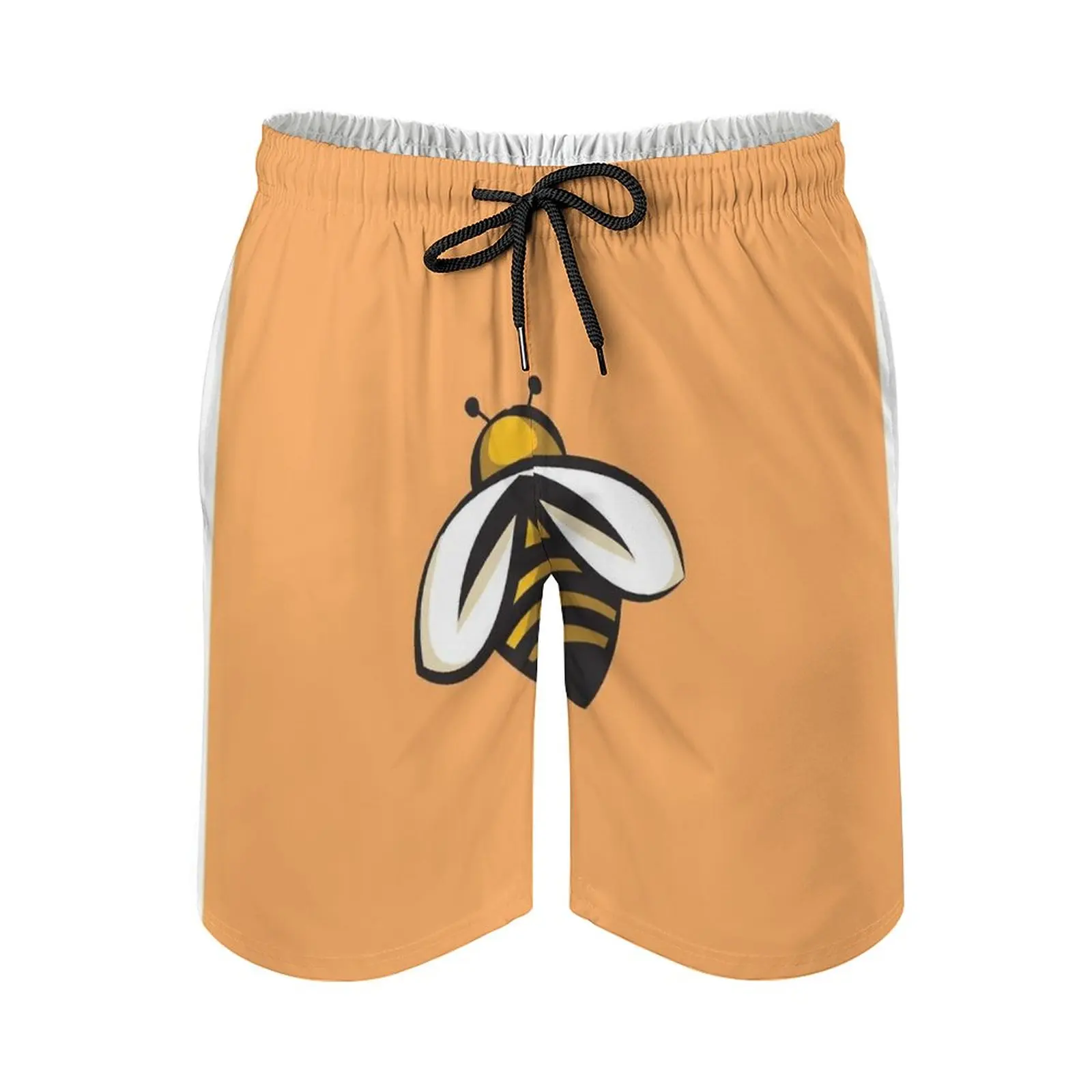 

Honey Bee Men'S Beach Shorts Board Shorts Bermuda Surfing Swim Shorts Honeybee Bee Cute Art Illustrator Design Adobe Beach