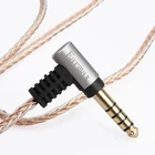 Обновленный сбалансированный аудиокабель 4 фута6 футов 4,4 мм для полуоткрытых наушников Fostex T60RP с постоянной фазой