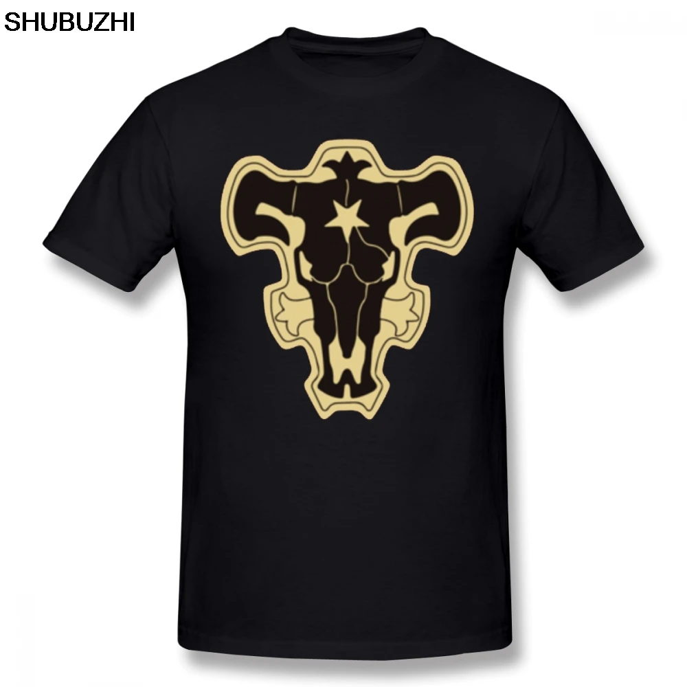 

Black Clover T Shirt Black Clover Black Bulls T-Shirt 6xl Funny Tee Shirt Fashion 100 Cotton Short Sleeves Mens Graphic Tshirt
