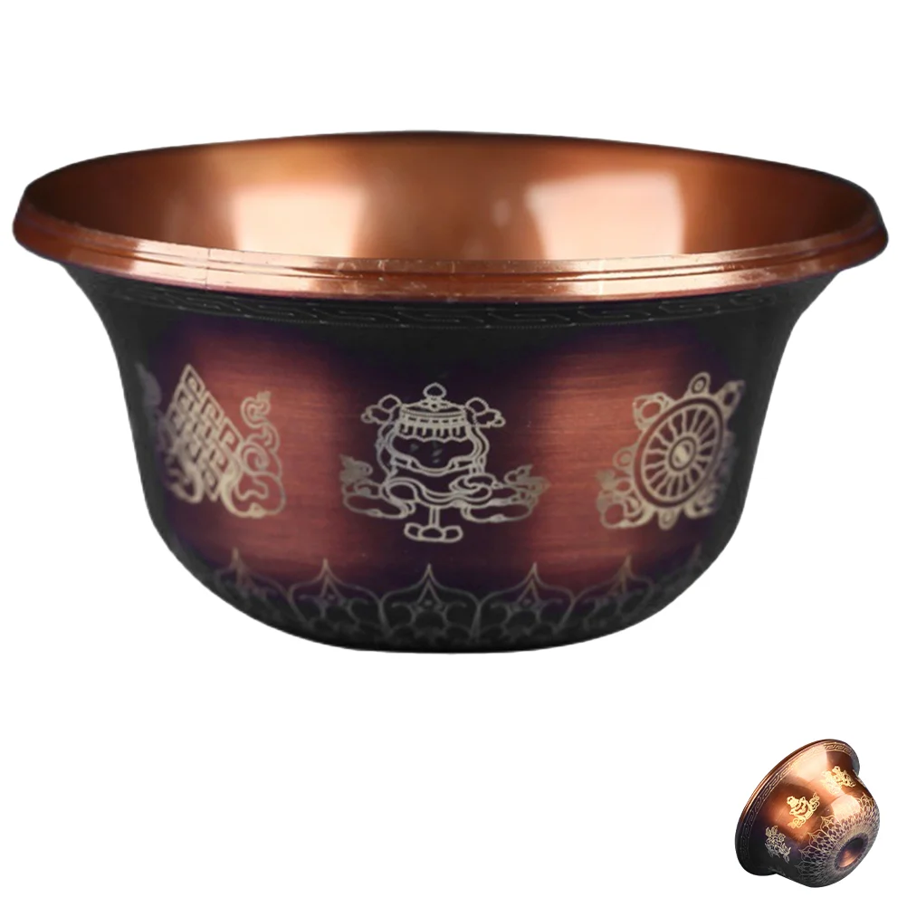 

Water Supply Cup Holy Ritual Decor Church Decoration Temple Copper Sacrifice Meditation Yoga