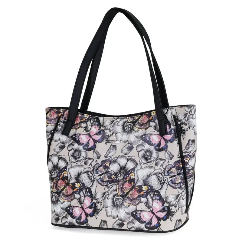 

Кожаная Эмили Восток Запад тоут бабочка/черный