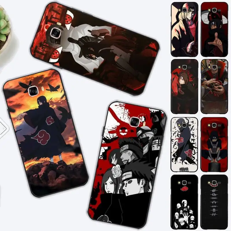

BANDAI Anime Naruto Itachi Phone Case for Samsung J 2 3 4 5 6 7 8 prime plus 2018 2017 2016 core