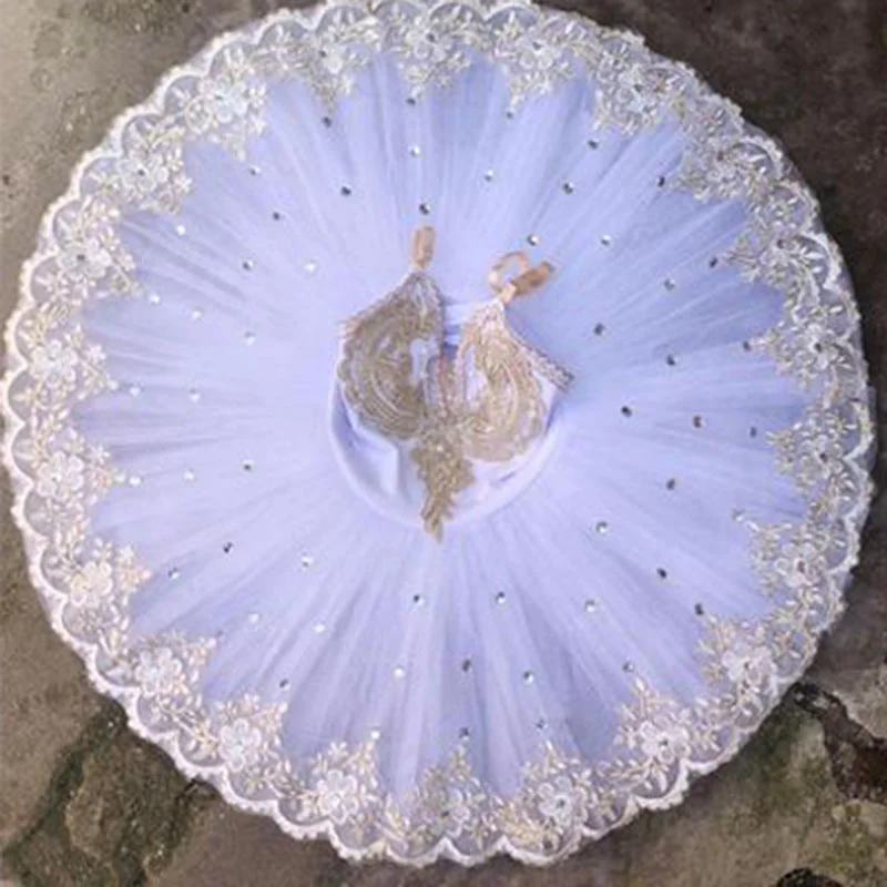 2022 Girl's Little Swan Dance sling ballet skirt Lake pengpeng Skirt Adult Children's professional Ballet Tutu | Тематическая