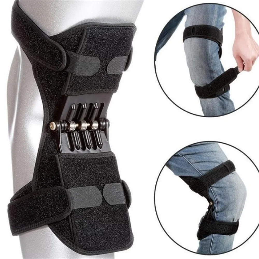 

Наколенники для ног, усилитель колена, Поддержка коленного сустава, защита колена, усиление мощности, стабилизатор суставов