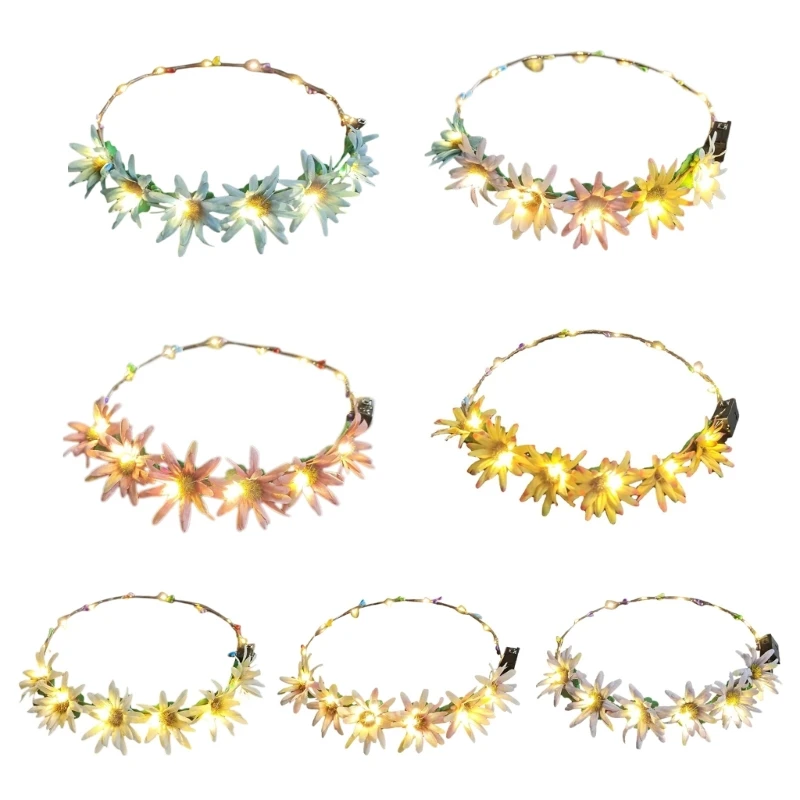 

L93F Headband with Led Light Multifunction Children Teenager Girl Costume