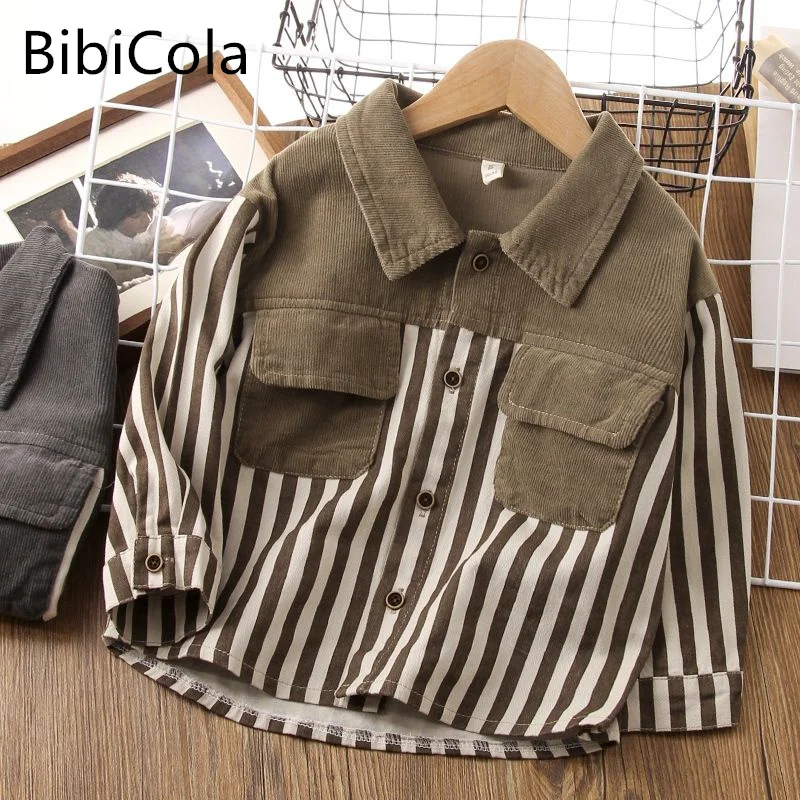 

Длинная рубашка для малышей тонкая одежда весенне-осенняя одежда клетчатые хлопковые топы для мальчиков-подростков от 1 до 8 лет, рубашка с д...