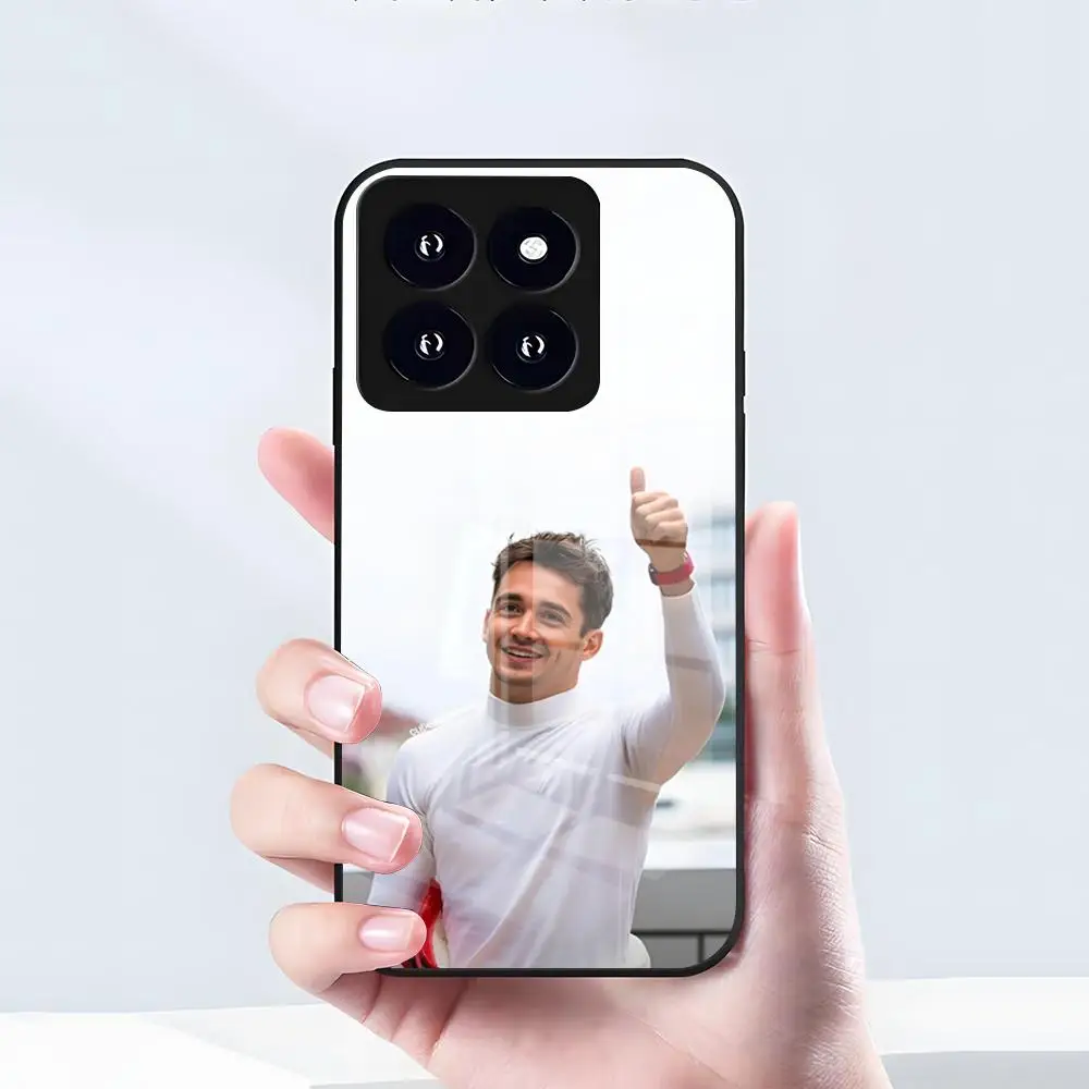 Чехол для телефона Racing Driver C-Charles Leclerc для Xiaomi 17 15 14 13 12 S X Pro Lite Mi 11 Ultra T, черный, стеклянный (art.: 3920db9cc53cd) - 3920db9cc53cd