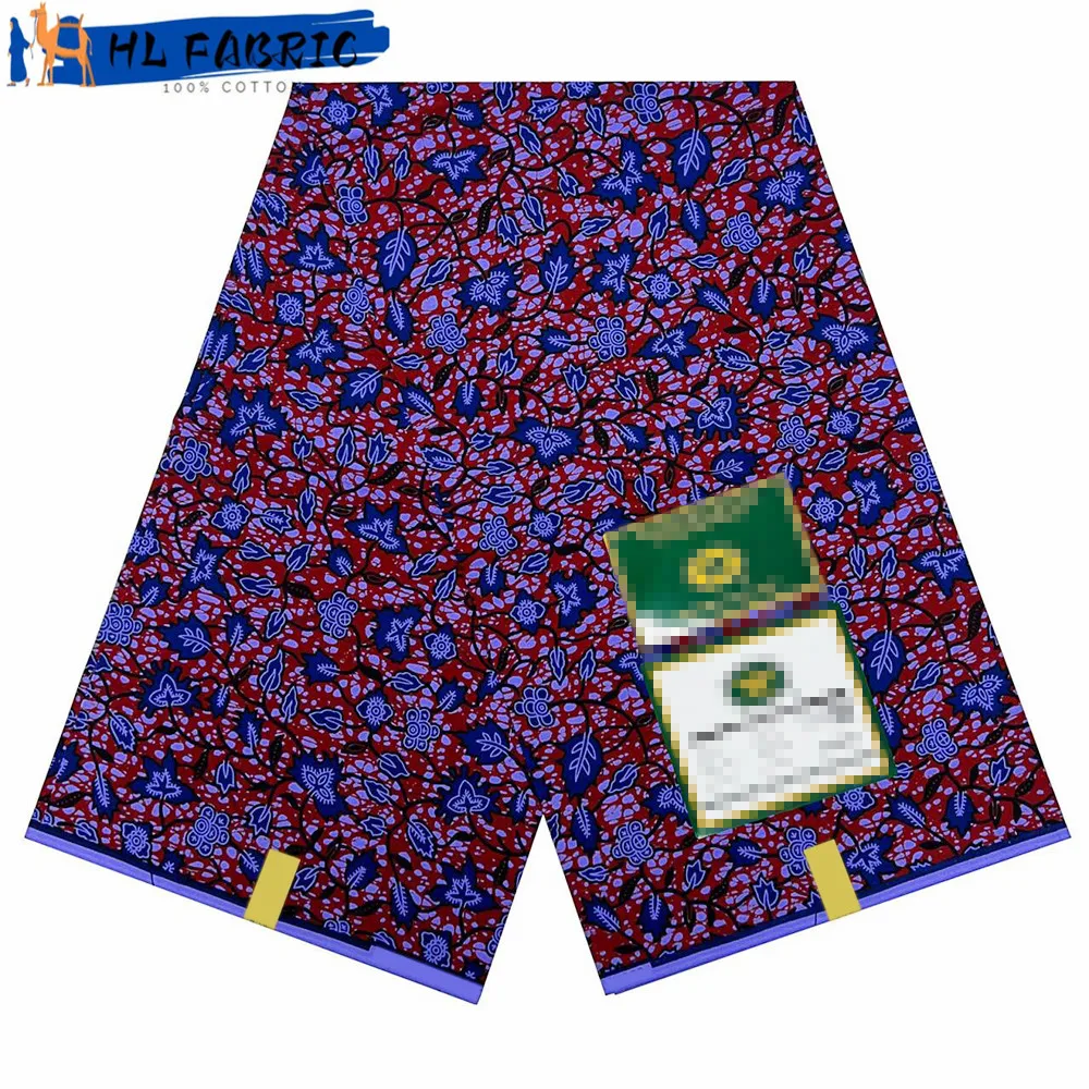 Африканская восковая ткань 6 ярдов настоящий воск нигерийская Анкара принты