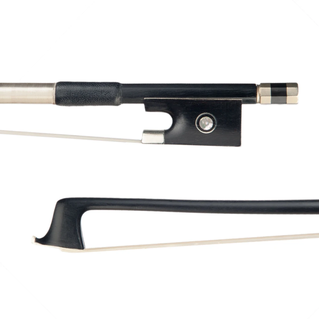 4/4 Carbon Fiber Violin Bow Hand Crafted By Professional Violin Bow Maker Strong Stiff Well Balanced Bow For Violinists Fiddlers