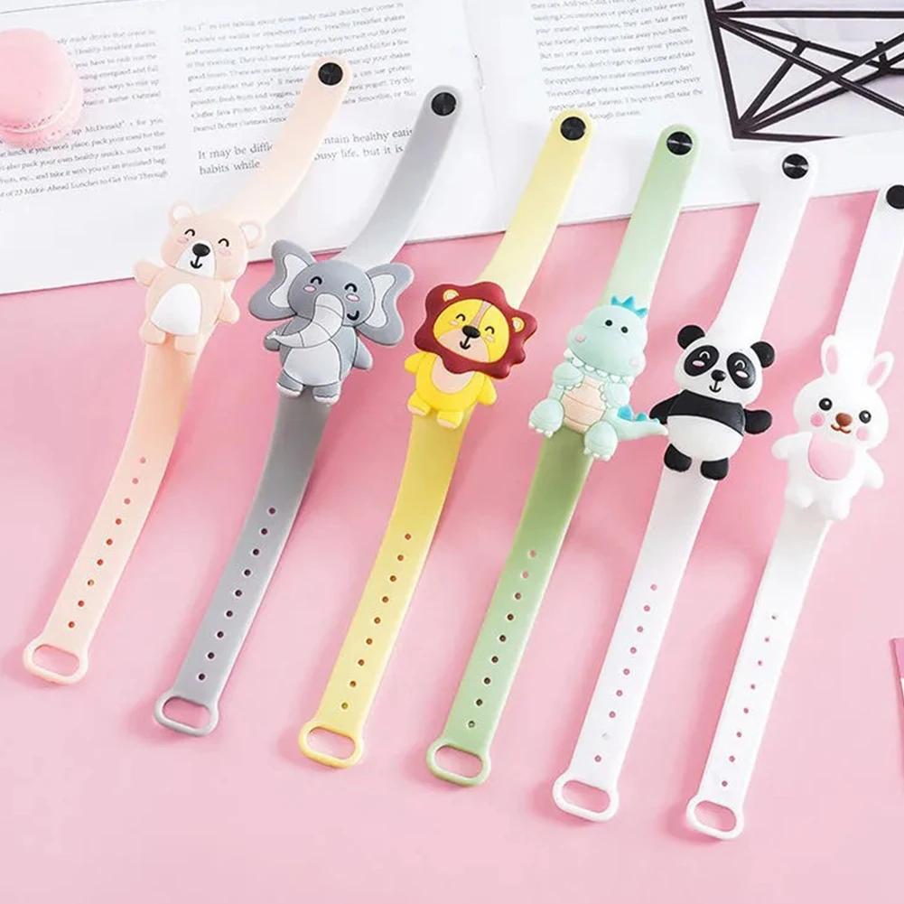 Mosquito Repellent Cartoon Children Silicone Bracelet Lightweight Mosquitoes Insect Watch Outdoor Anti-Mosquito Band