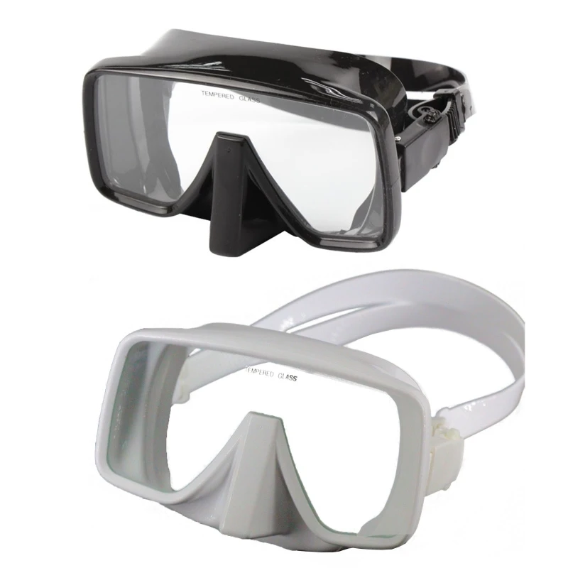 

Панорамная маска для дайвинга, закаленные плавательные очки для сухого подводного плавания, плавания
