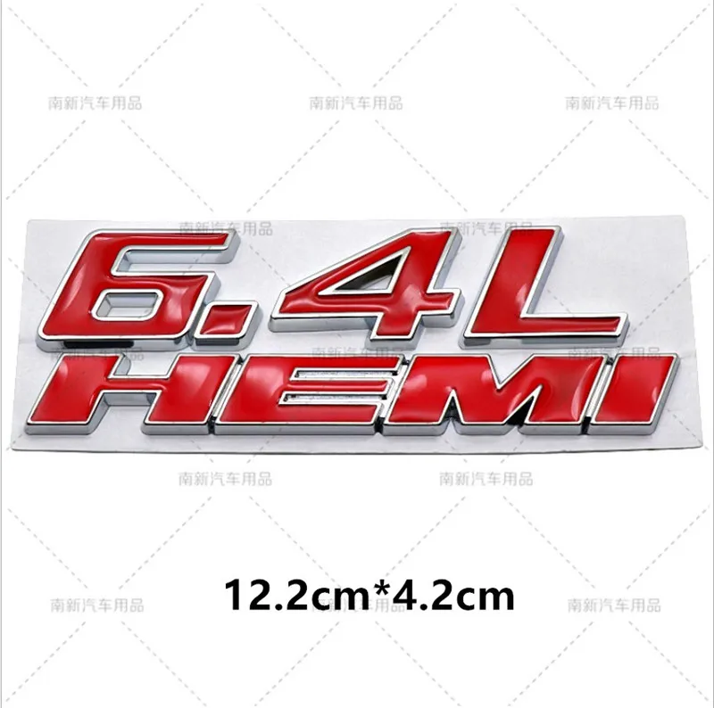 

3D Metal 392 6,4L Hemi Engine Logo Значок Эмблема Автомобильные наклейки для Dodge Charger Dart Caliber Journey Аксессуары для стайлинга автомобилей