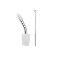 outdoor kettle mouth coffee pot extension thin tube stainless steel extension water pipe conversion water nozzle