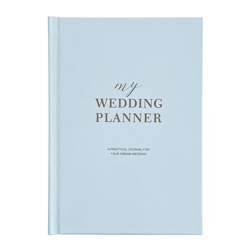 Libro y organizador de boda, diario completo de planificación nupcial para parejas, cuaderno de tapa dura A5