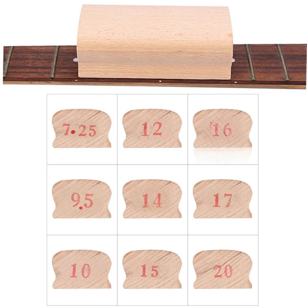Guitar Radius Sanding Block 7.25-20inch Radius Fingerboard Fret Leveling Tool For Guitar Bass Fret Fingerboard Luthier Tools enlarge