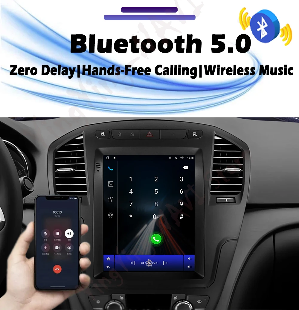 Фото Для Opel Astra J VauxhallBuick Verano 2009-2015 беспроводной Carplay стерео автомобильный радиоприемник мультимедийная видеонавигация головное устройство WlFl №4