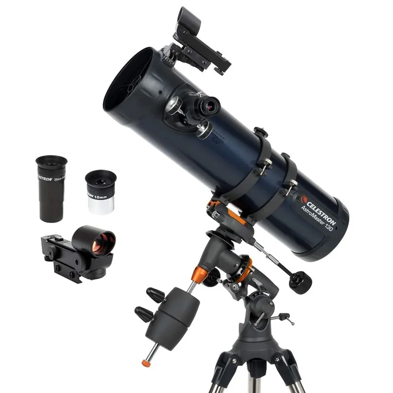 

Телескоп Celestron AstroMaster 130EQ, телескоп с отражателем, телескоп для детей, телескоп для студентов, астрономический телескоп для начинающих, хобби