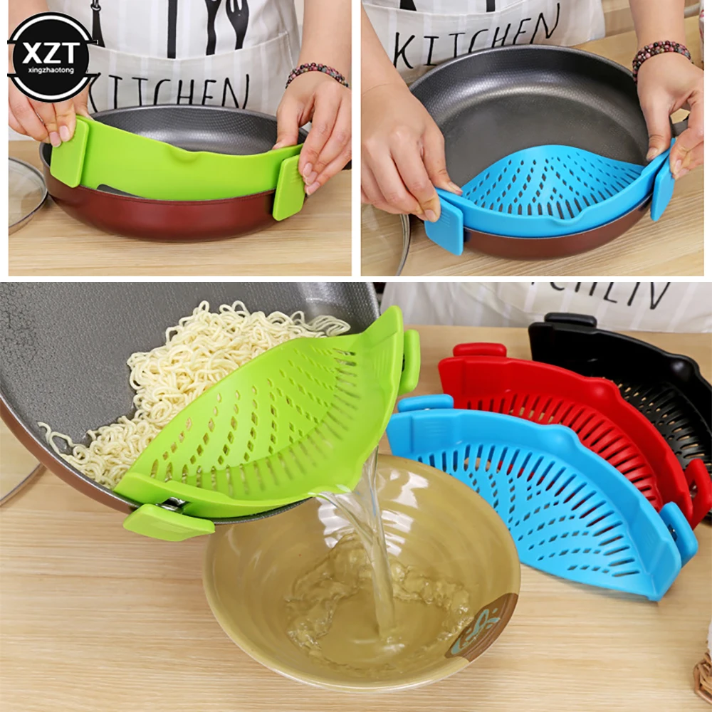 

Силиконовый сливной инструмент для домашней кухни, растягивающийся сливной инструмент, зеркальный фильтр для воды, Складная воронка для су...