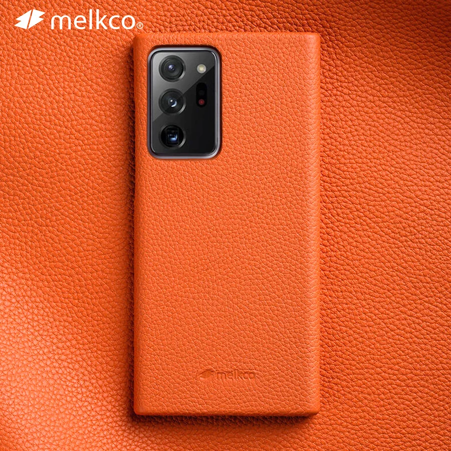 

Melkco Genuine Leather Case For Samsung Galaxy Note20 Ultra S22 S21 Cases luxury Fashion Cowhide Business Phone Cover