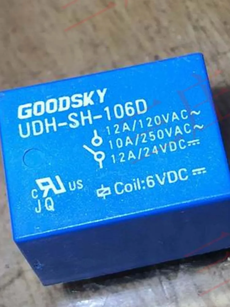 

1 PCS 6V Relay UDH-SH-106D 6VDC 10A 5Pins