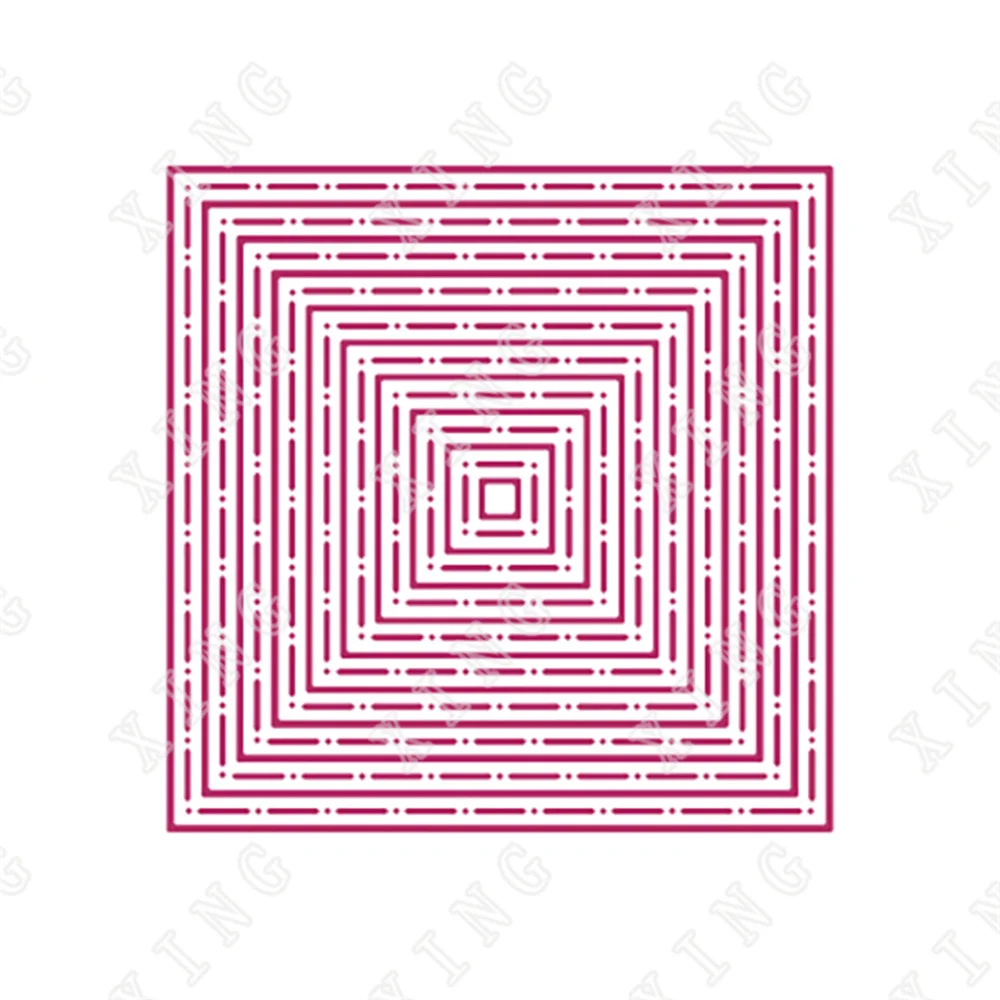 

Лидер продаж, квадратные металлические пресс-формы с ушками и кольцом, аксессуары для рукоделия, скрапбукинг, украшение для поздравительно...