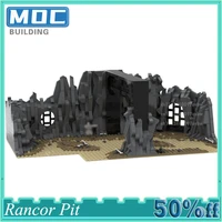 moc bricks rancor pit scene diy assembly toy building blocks movie scenes forge model set kid toy birthday gift