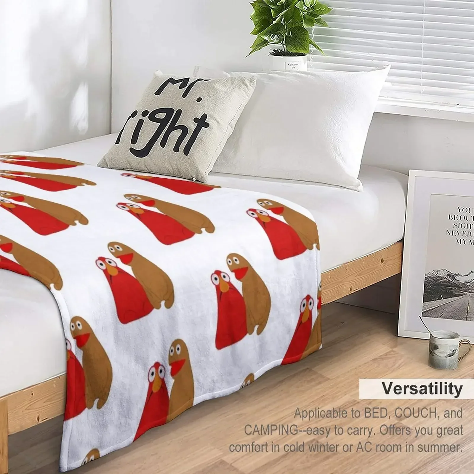 Декоративное одеяло с куклами Wilkins and Wontkins детское для малышей одеяла пляжной