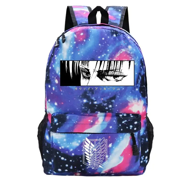 

Hot Anime Attack on Titan Backpack Children Boys Girls School Bag Men Women New Pattern Rucksack Laptop Bags Students Bookbag