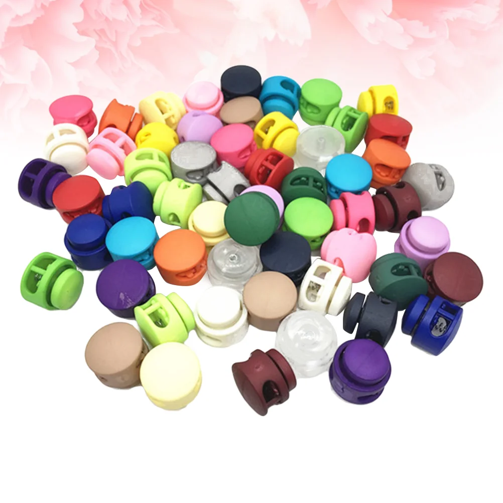 

Spring Cord Lock Toggle Stopperround Drawstring Locks Buckle Lanyardfastener Stop Adjusting Button Elastic Slider Rope Buttons