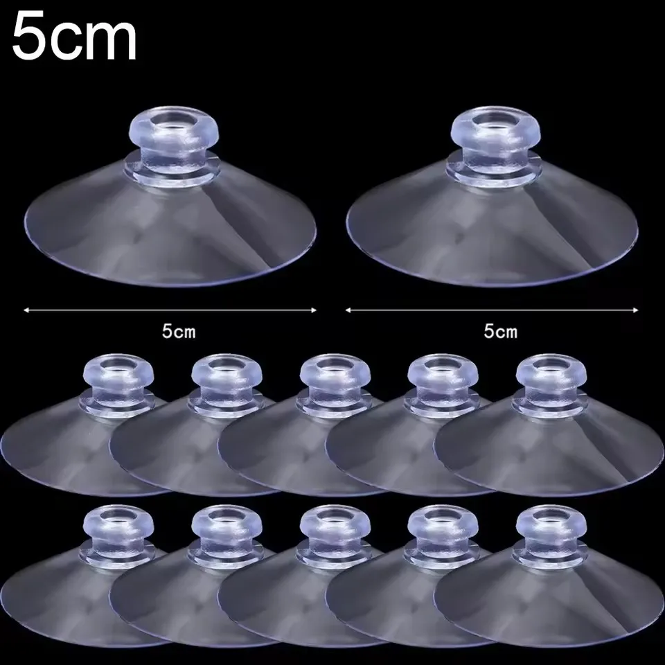 

Прозрачные крючки-присоски из ПВХ, 5/10/20/30/40 шт.