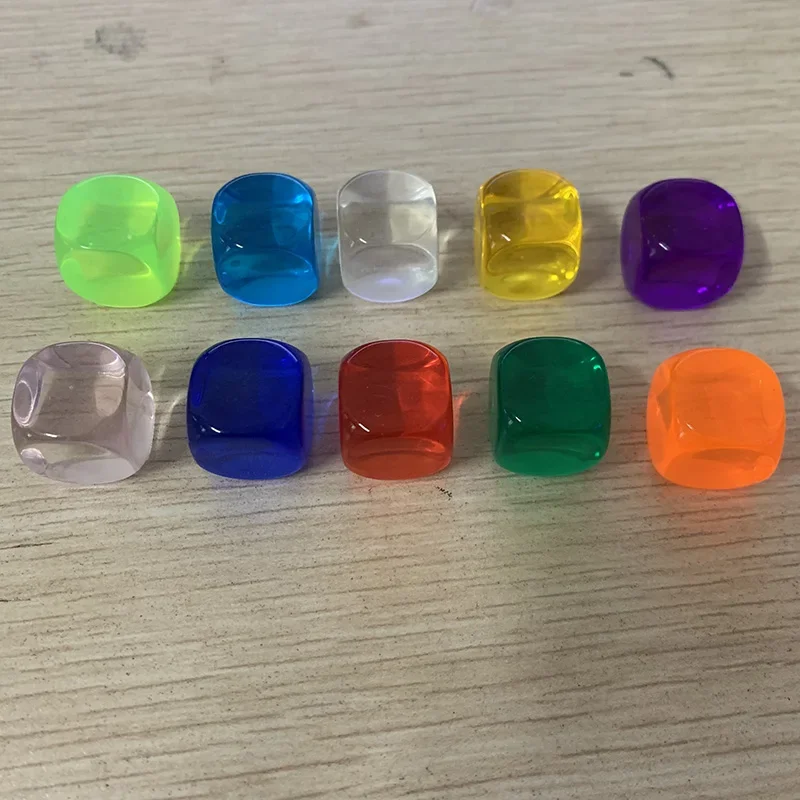 Искусственные прозрачные пустые кости для самостоятельной сборки 6-сторонние