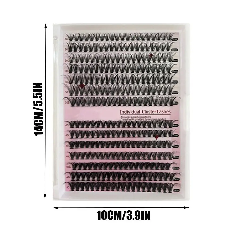 Готовые пучки ресниц 30D/40D кластеры 9-16 мм натуральные накладные ресницы D Curl DIY