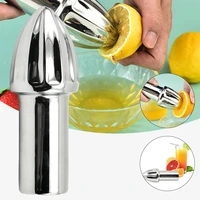professional manual fruit juicer stainless steel handheld lemon citrus squeezer ergonomic hand press juicer kitchen manual tools