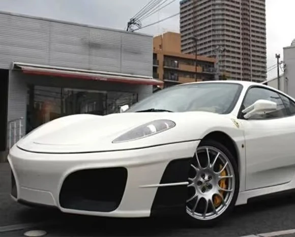 Фото Комплект обвеса F430 ASI для F430 в стиле A-типа: передний бампер, боковые пороги, задний бампер и карбоновое заднее крыло №2