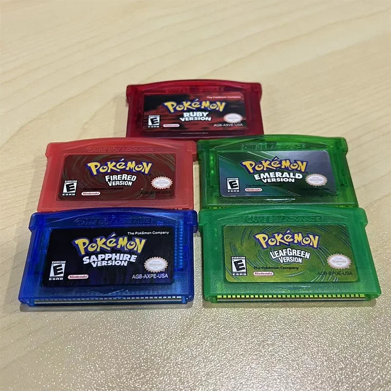 

Pokemon Series GBA NDSL NDS GBM GBA SP Video Game Cartridge 32-bit Console Memory Card 5 Classic for Nintendo USA Version