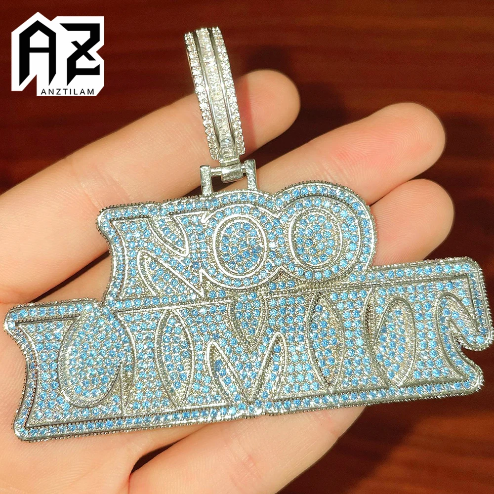 Fashion Customized letters Necklaces Men Bing Iced Out Custom Name Logo Necklace DIY Hip Hop Jewelry Free Shipping