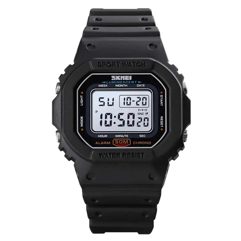 

Sport Watch Military Digital Watches For Men Waterproof LED Display Chronograph Electronic Watch Fashion Men's Bracelet Clock